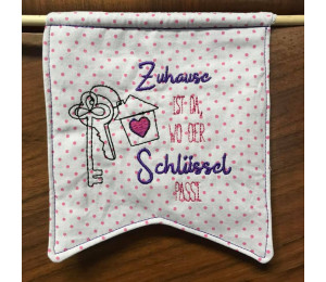 Stickdatei - Schlüsselbund Doodle